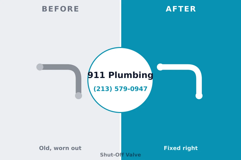 Before and after: plumbing company Falls City, OR